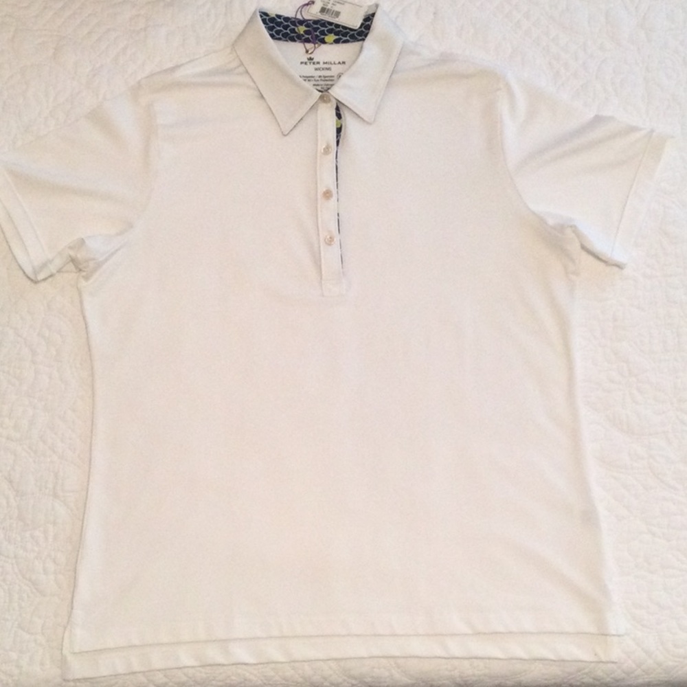 NWT Ladies Peter Millar Short Sleeve Top